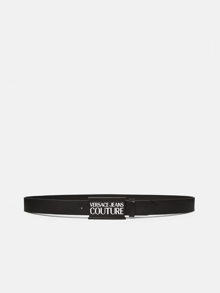 Versace Jeans Couture Schwarzer Herren Ledergürtel Versace Jeans Couture Cintura