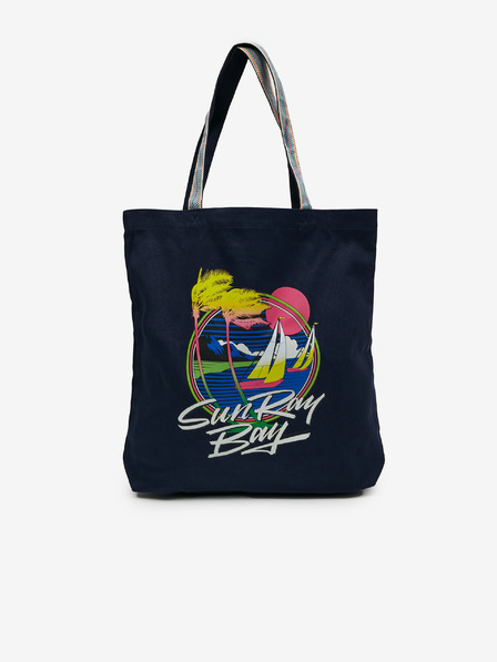 Scotch & Soda Dunkelblaue Canvas-Tasche Scotch & Soda