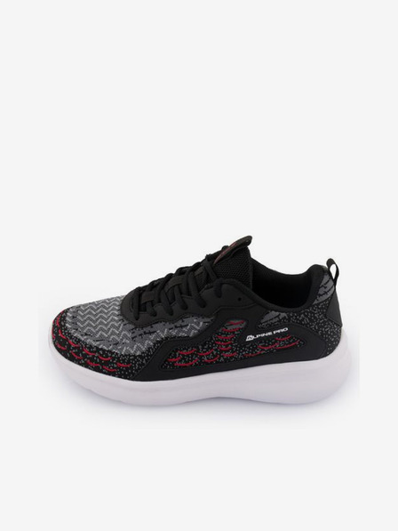 ALPINE PRO Graue und schwarze ALPINE PRO Belver Herren-Sneakers