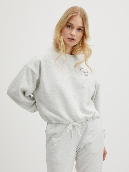 O'Neill Hellgraues gestreiftes Damen-Sweatshirt O'Neill Cube