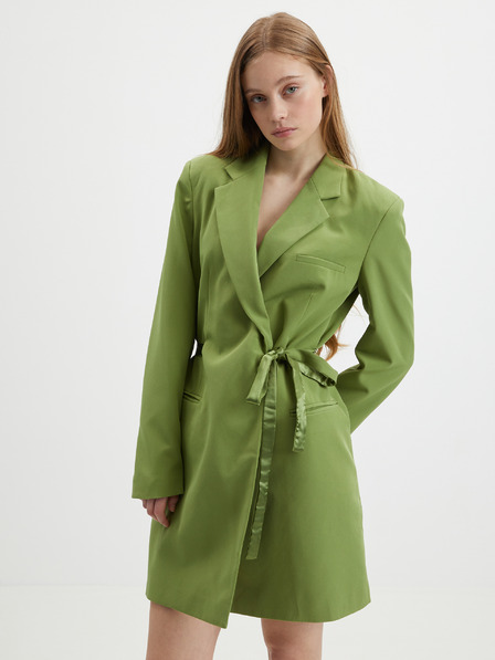 Vila Grünes Wickelminikleid VILA Mya für Damen
