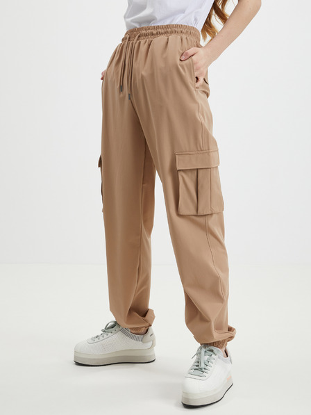 Noisy May Hellbraune Damen-Sweatpants Noisy May Kirby