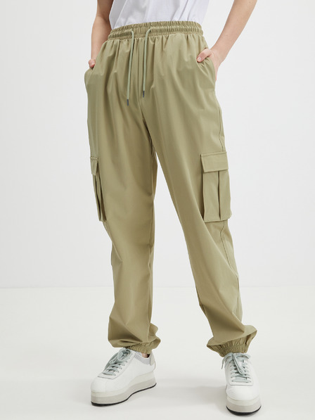 Noisy May Khakifarbene Damen-Sweatpants Noisy May Kirby
