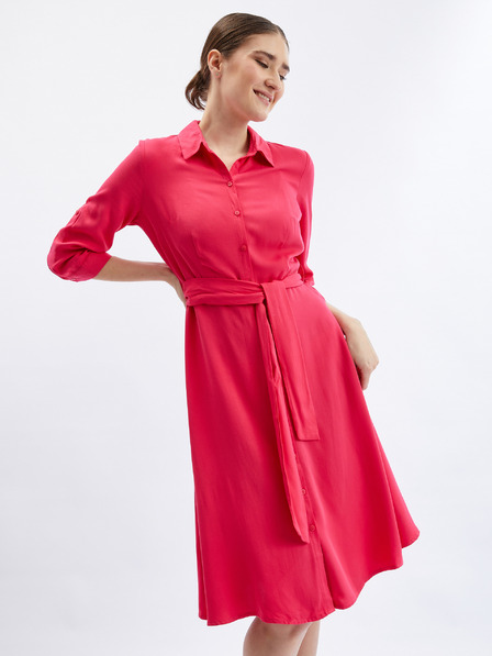 Orsay Dunkelrosa Damen-Hemdblusenkleid ORSAY