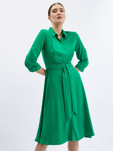 Orsay Grünes Damen Shirtkleid ORSAY