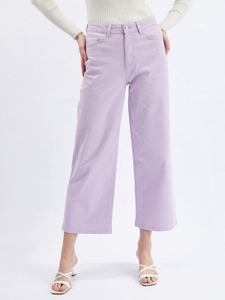 Orsay Hellviolette Damen-Jeans mit ausgestellter Passform ORSAY