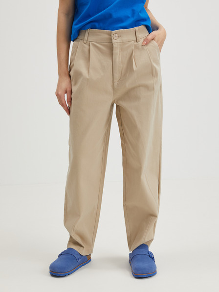 ONLY Beigefarbene Damen-Wickelhose ONLY Maree