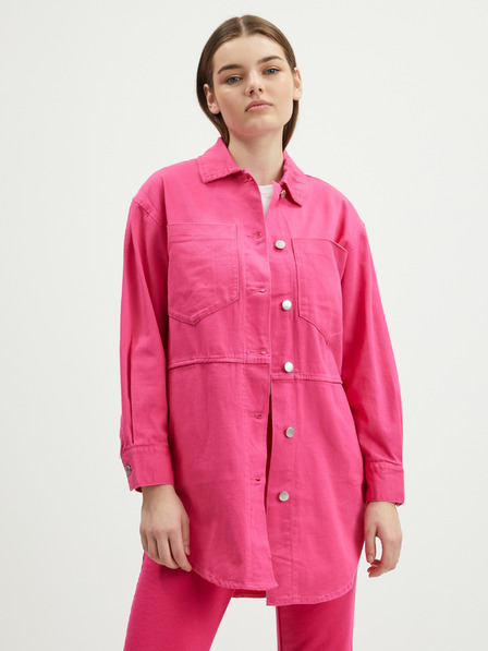 ONLY Dunkelrosa Damen Oversized Shirt Jacke ONLY Drew