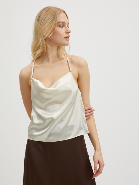 Vila VILA Creme Damen Satin Top