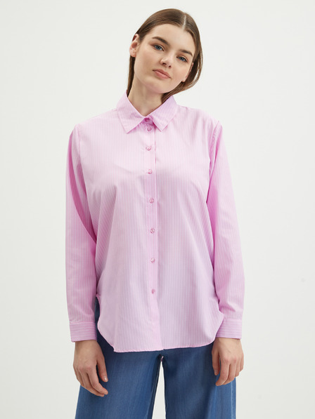 Jacqueline de Yong Rosa gestreiftes Damen-Shirt JDY Ella