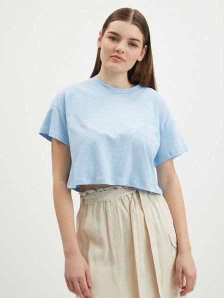 Noisy May Hellblaues Crop-Top-Shirt Noisy May Alena