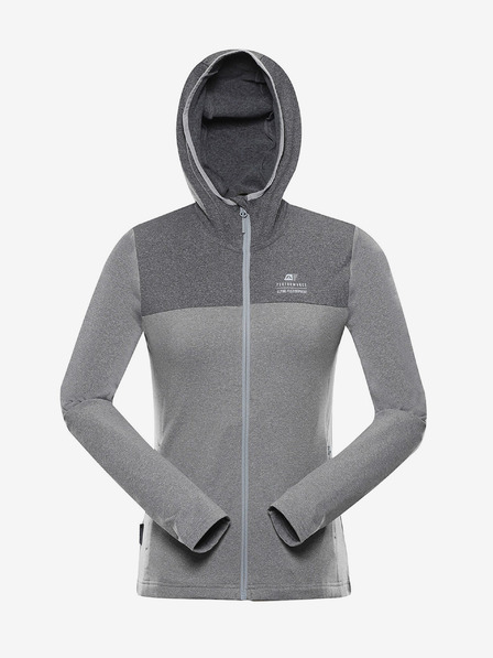 ALPINE PRO Schnell trocknendes Damen-Sweatshirt ALPINE PRO FANCA grau