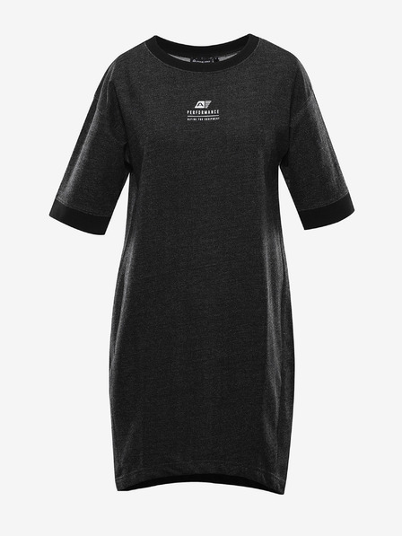 ALPINE PRO Baumwollkleid für Damen ALPINE PRO LIAWA schwarz