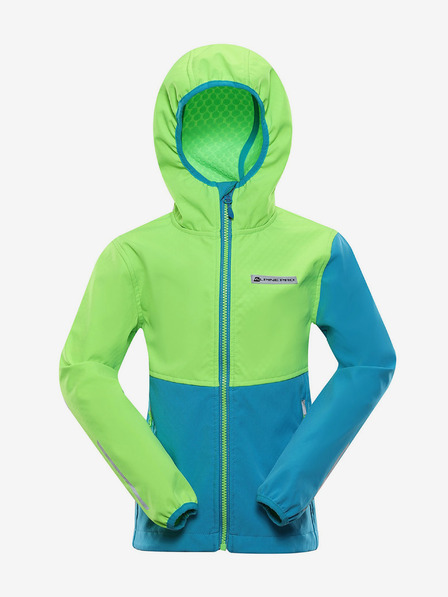 ALPINE PRO Kinder-Softshell-Jacke mit Membran ALPINE PRO GROLO grün