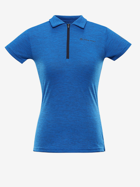 ALPINE PRO Schnell trocknendes Damen-Poloshirt ALPINE PRO DONNA blau