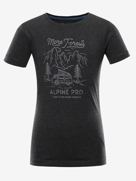 ALPINE PRO Kinder-T-Shirt ALPINE PRO FRAMO schwarz