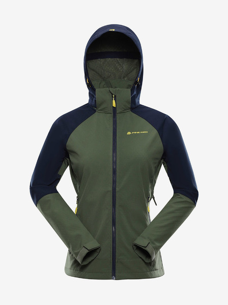 ALPINE PRO Damen-Softshell-Jacke mit Membran ALPINE PRO LANCA grün