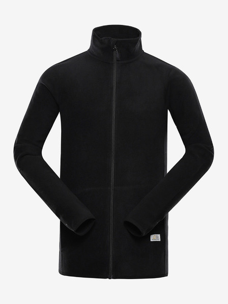 ALPINE PRO Herren-Fleece-Kapuzenpullover ALPINE PRO GARIM schwarz