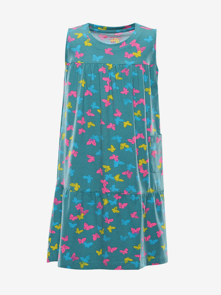 ALPINE PRO Kinderkleid ALPINE PRO DARESO grün