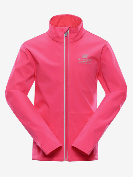 ALPINE PRO Kinder-Softshelljacke mit Membrane ALPINE PRO MULTO rosa
