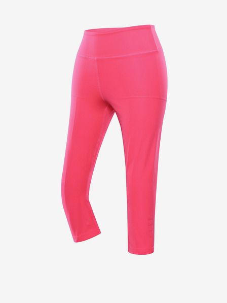 ALPINE PRO Schnell trocknende Damen-Capri-Leggings ALPINE PRO NORVA rosa