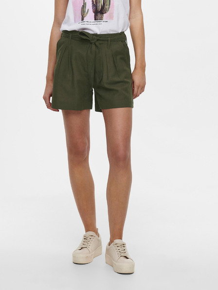 ONLY Khaki-Shorts mit Krawatte ONLY Viva