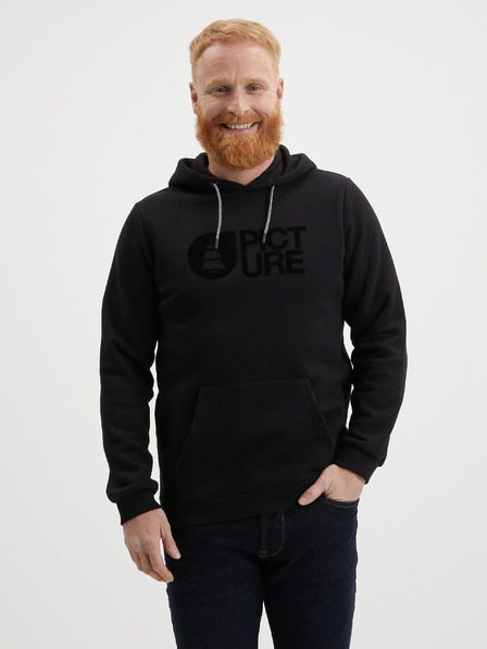 Picture Schwarzer Picture Flock Kapuzenpullover für Herren