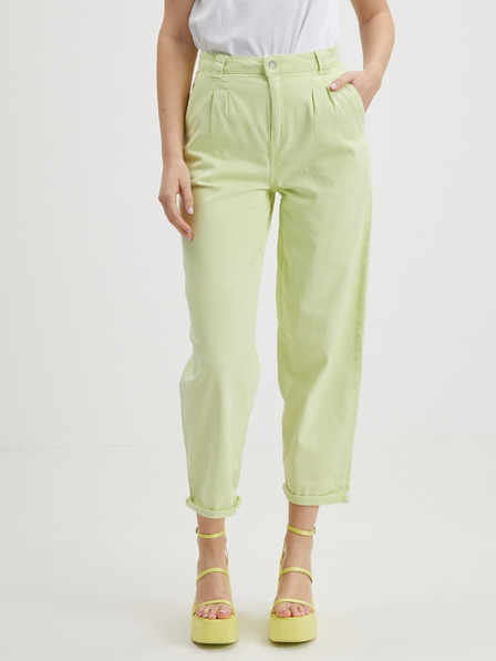 Noisy May Hellgrüne Hose mit weitem Bein Noisy May Lou