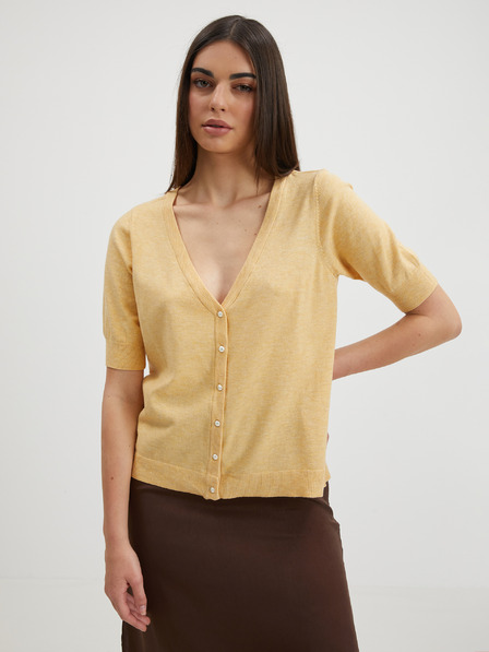 Vila Gelbe Strickjacke VILA Comfy