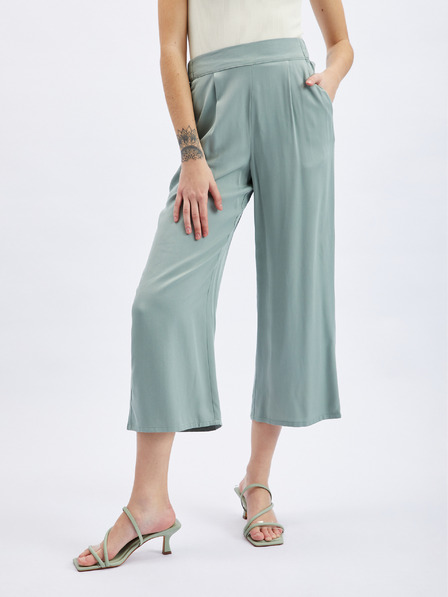 Orsay Hellgrüne weite Hose für Damen ORSAY