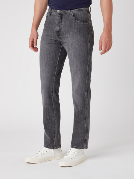 Wrangler Dunkelgraue Herrenjeans Straight Fit Wrangler Texas