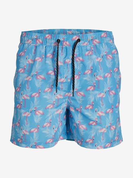 Jack & Jones Hellblauer gemusterter Jungen-Badeanzug „Fiji“ von Jack & Jones