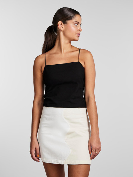 Pieces Schwarzes Damen-Tank-Top Pieces Kiwi