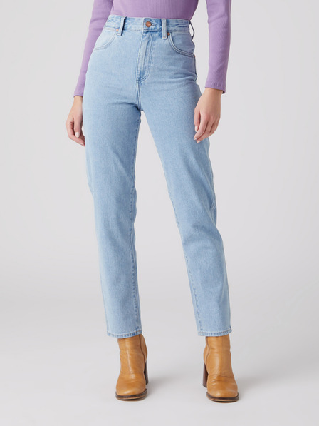Wrangler Hellblaue Straight Fit Jeans für Damen von Wrangler