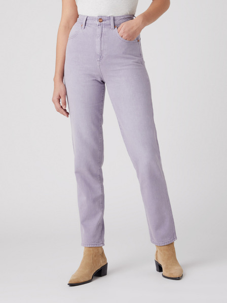 Wrangler Hellviolette Straight Fit Jeans für Damen von Wrangler