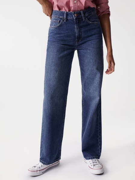 Salsa Jeans Blaue Straight Fit Jeans für Damen Salsa Jeans True