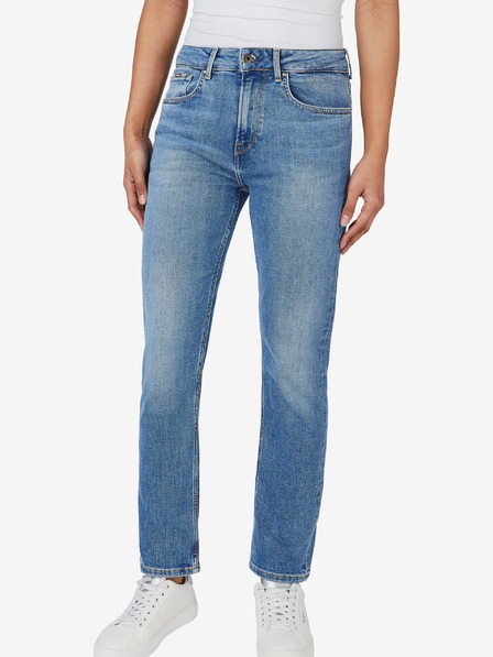 Pepe Jeans Blaue Damenjeans mit gerader Passform Pepe Jeans Mary