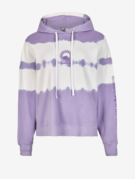 O'Neill Weißer und lila O'Neill WOMEN OF THE WAVE HOODIE für Damen
