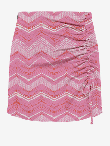 ONLY Rosa gemusterter Damen-Minirock ONLY Nova