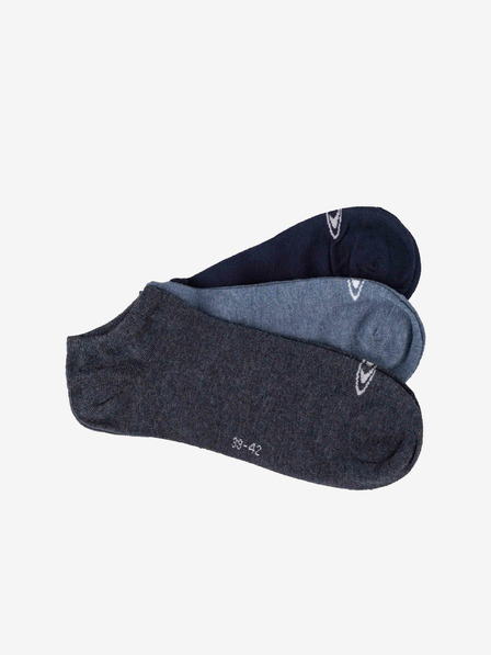 O'Neill Set aus drei Paar Unisex-Socken in Dunkelgrau, Blau und Marineblau O'Neill SNEAKER 3PK