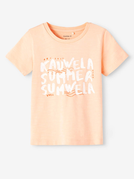 name it Aprikosenfarbenes T-Shirt für Jungen namens Frederik
