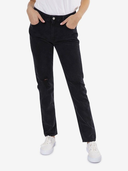 Diesel Schwarze Diesel Straight Fit Jeans Neekhol für Damen
