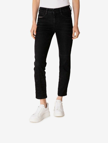Diesel Schwarze Diesel D-Rifty Straight Fit Jeans für Damen