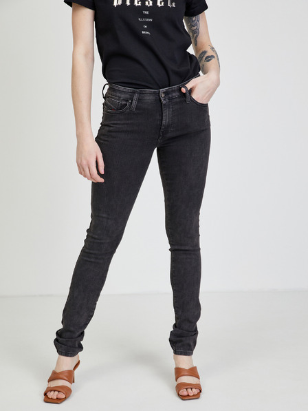 Diesel Diesel Dunkelgraue Damen Slim Fit Jeans