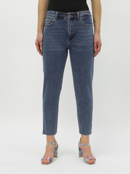 ONLY Blaue Straight-Cropped-Jeans ONLY Emily