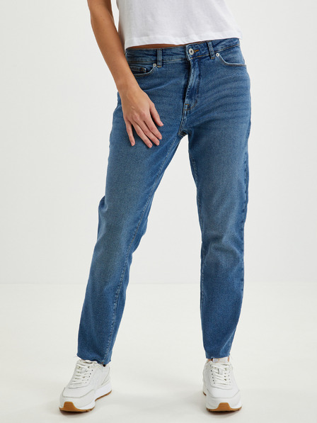 ICHI Blaue Straight Fit Jeans für Damen ICHI