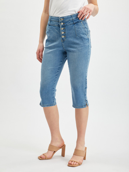 Orsay Blaue Damen Slim Fit Cropped Jeans ORSAY