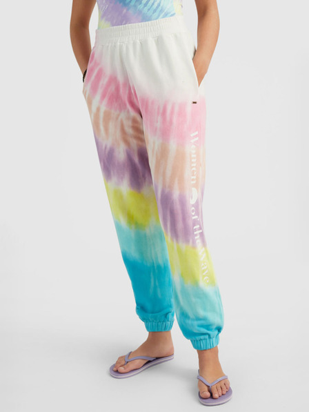 O'Neill Rosa und türkisfarbene O'Neill WOMEN OF THE WAVE PANTS für Damen