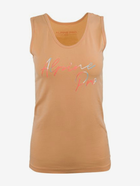 ALPINE PRO Apricotfarbenes Damen-Tank-Top ALPINE PRO Ona