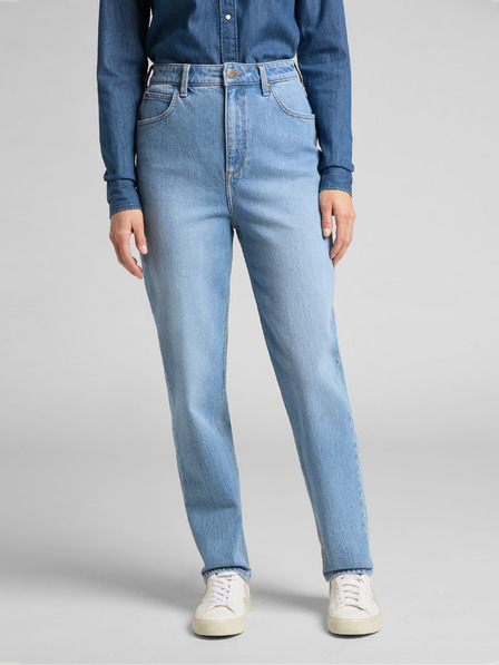 Lee Blaue Straight-Fit-Jeans für Damen Lee Stella